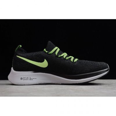 Nike Erkek Zoom Fly Flyknit Siyah / Yeşil Koşu Ayakkabısı Türkiye - AS4KLUZ4